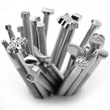20pcs Leather Stamp Carving Hand Working Saddle Making Set Engraving Craft Tools