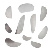 10PCS Pottery Clay Steel Serrated Scraper Polymer Cutter Tools