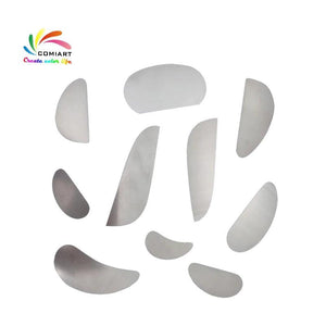10PCS Pottery Clay Steel Serrated Scraper Polymer Cutter Tools