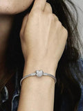 925 Silver Charm Bracelet for Women Friendship Jewelry
