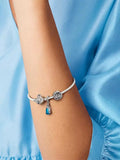 925 Silver Charm Bracelet for Women Friendship Jewelry