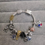 925 Silver Charm Bracelet for Women Friendship Jewelry