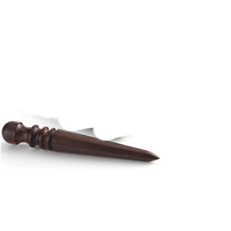 Wood Leather Edge Burnisher Slicker Leather Craft Tool Polished Grinding Rod DIY