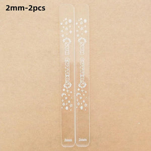 Polymer Clay Thickness Ruler Acrylic Roller Guide Rail