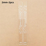 Polymer Clay Thickness Ruler Acrylic Roller Guide Rail