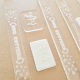 Polymer Clay Thickness Ruler Acrylic Roller Guide Rail