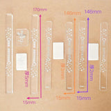 Polymer Clay Thickness Ruler Acrylic Roller Guide Rail
