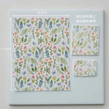 Watercolor Flower Figure Pottery Clay Transfer Paper DIY Earrings