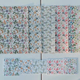Watercolor Flower Figure Pottery Clay Transfer Paper DIY Earrings