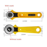 28mm 45mm Rotary Cutter Patchwork Roller Wheel Round Leather Craft Fabrics Cutti
