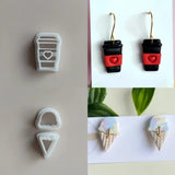 Mini Food Series Clay Molds for Jewelry Making