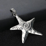 3Pcs Swirl Starfish Stars Tibetan Silver Pendant for DIY Jewelry Making