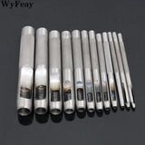 1mm-30mm Leather Craft Hole Punch Tool Thick Steel Round Belt Paper Canvas Cloth