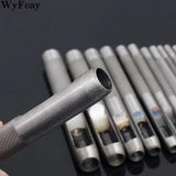 1mm-30mm Leather Craft Hole Punch Tool Thick Steel Round Belt Paper Canvas Cloth