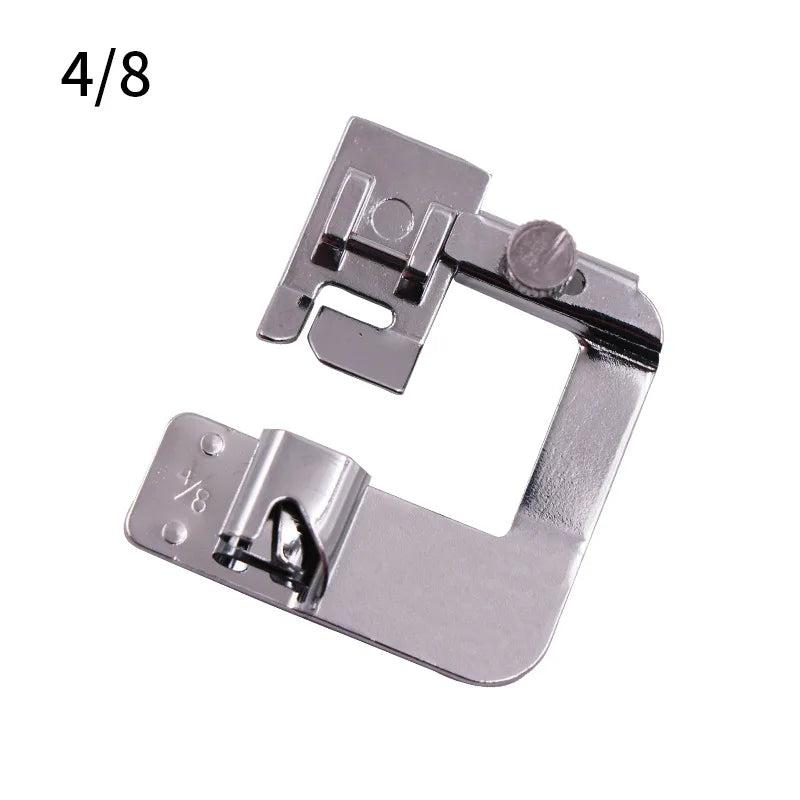 Domestic sewing machine with piping presser foot DIY sewing tool