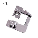 Domestic sewing machine with piping presser foot DIY sewing tool