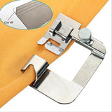 Domestic sewing machine with piping presser foot DIY sewing tool