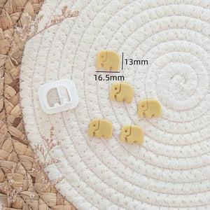 Animal Soft Pottery Clay Molds DIY Earring Jewelry Pendant Cutting Mold