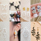 Animal Soft Pottery Clay Molds DIY Earring Jewelry Pendant Cutting Mold