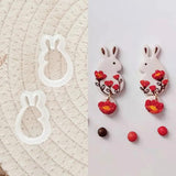 Animal Soft Pottery Clay Molds DIY Earring Jewelry Pendant Cutting Mold