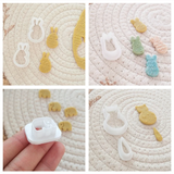 Animal Soft Pottery Clay Molds DIY Earring Jewelry Pendant Cutting Mold
