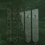 7 Size Leather Belt Hole Punch Positioning Tools DIY Leather Craft Accessories