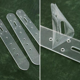 7 Size Leather Belt Hole Punch Positioning Tools DIY Leather Craft Accessories