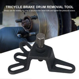 4-Hole Motorcycle Wheel Hub Puller Rear Brake Drum Remover Tool
