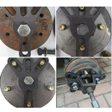 4-Hole Motorcycle Wheel Hub Puller Rear Brake Drum Remover Tool