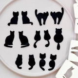 Cat Soft Pottery Polymer Clay Mold Set DIY Earrings J