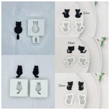 Cat Soft Pottery Polymer Clay Mold Set DIY Earrings J