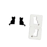 Cat Soft Pottery Polymer Clay Mold Set DIY Earrings J