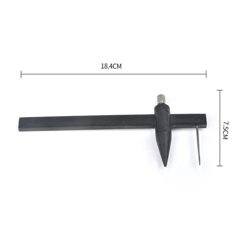 Pottery Clay Circular Cutter Cutting Tool Measuring Ruler Caliper DIY Making
