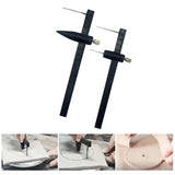 Pottery Clay Circular Cutter Cutting Tool Measuring Ruler Caliper DIY Making