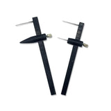 Pottery Clay Circular Cutter Cutting Tool Measuring Ruler Caliper DIY Making