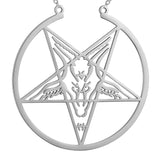 Hollow Bat Snake Gothic Necklace Stainless Steel