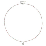 Boho Crystal Drop Pendant Choker Vintage Necklace
