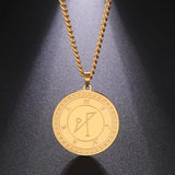 Archangel Michael Necklace Stainless Steel Talisman