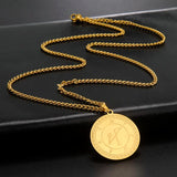 Archangel Michael Necklace Stainless Steel Talisman