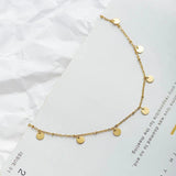 Stainless Steel Plated Charm Pendant Necklace for Women