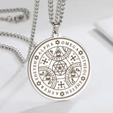 Enochian Seal Necklace Archangels Pendant Protection Amulet Jewelry