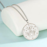 Enochian Seal Necklace Archangels Pendant Protection Amulet Jewelry