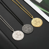 Enochian Seal Necklace Archangels Pendant Protection Amulet Jewelry
