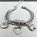 Tree of Life Stainless Steel Bracelet for Women