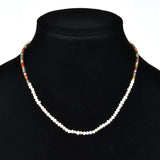 Beads Shell Choker Necklace Women Bead Clavicle Chain Pendant Female Neck