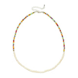 Beads Shell Choker Necklace Women Bead Clavicle Chain Pendant Female Neck