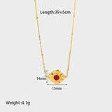Geometric Luck Charms Pendant Necklace for Women