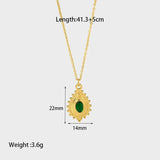 Geometric Luck Charms Pendant Necklace for Women