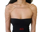 Double Shoulders Chain Necklace in 3 Colors
