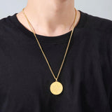Kabbalistic Amulet Necklace Protection Stainless Steel Jewelry